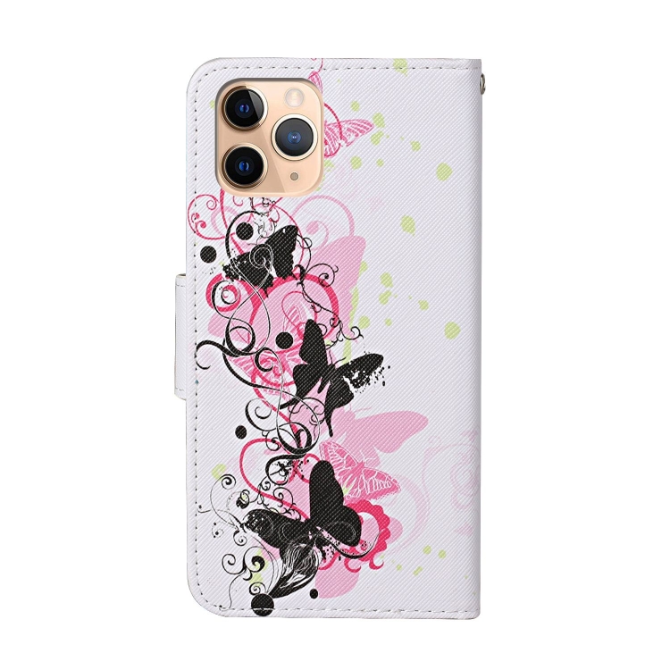For iPhone 11 Pro Max Colored Drawing Pattern Horizontal Flip Leather Case with Holder & Card Slots & Wallet(Four Butterflies) For iPhone 11 Pro Max Colored Drawing Pattern Horizontal Flip Leather Case with Holder & Card Slots & Wallet(Four Butterflies)