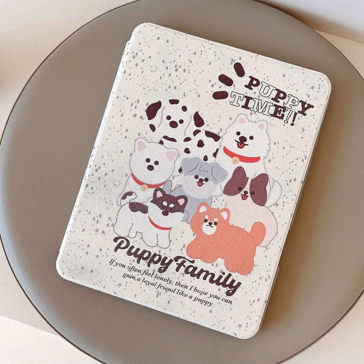 For iPad Air 11 2024 / iPad Pro 11 Painted Magnetic Split Leather Tablet Case(Puppy) For iPad Air 11 2024 / iPad Pro 11 Painted Magnetic Split Leather Tablet Case(Puppy)