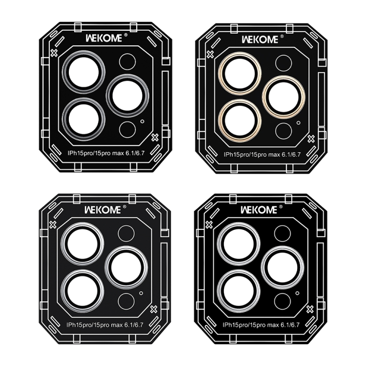 For iPhone 15 Pro WEKOME WTPC-007 Armor Corning Metal Lens Cover Film(Transparent) For iPhone 15 Pro WEKOME WTPC-007 Armor Corning Metal Lens Cover Film(Transparent)
