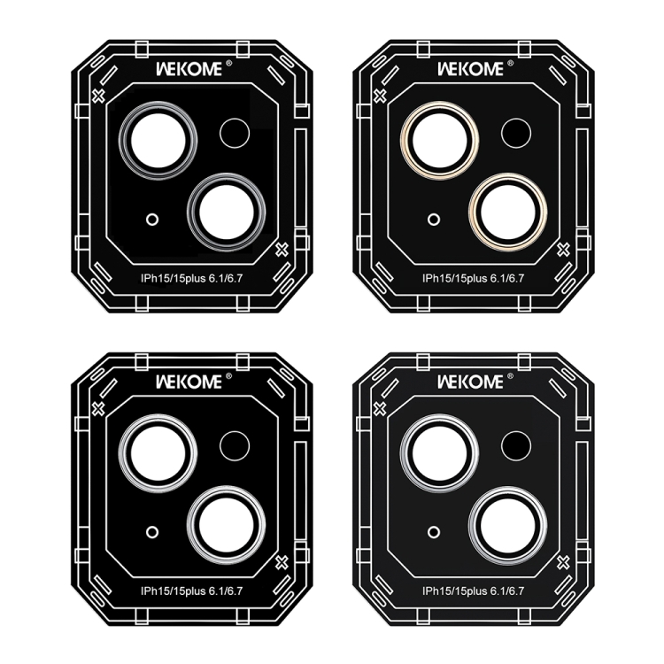 For iPhone 15 WEKOME WTPC-007 Armor Corning Metal Lens Cover Film(Transparent) For iPhone 15 WEKOME WTPC-007 Armor Corning Metal Lens Cover Film(Transparent)