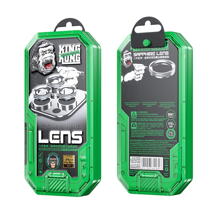 For iPhone 15 WEKOME WTPC-007 Armor Corning Metal Lens Cover Film(Transparent) For iPhone 15 WEKOME WTPC-007 Armor Corning Metal Lens Cover Film(Transparent)
