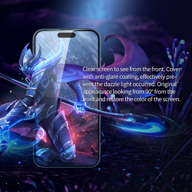 For iPhone 15 Pro NILLKIN Guardian Full Coverage Privacy Tempered Glass Film For iPhone 15 Pro NILLKIN Guardian Full Coverage Privacy Tempered Glass Film