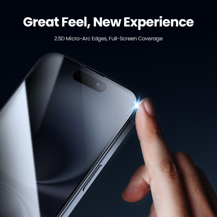 For iPhone 16 NILLKIN Guardian Full Coverage Privacy Tempered Glass Film For iPhone 16 NILLKIN Guardian Full Coverage Privacy Tempered Glass Film