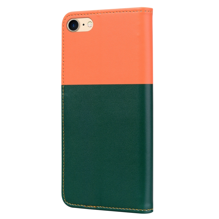 For iPhone SE 2022 / 2020 / 8 / 7 Cute Pet Series Color Block Buckle Leather Phone Case(Dark Green) For iPhone SE 2022 / 2020 / 8 / 7 Cute Pet Series Color Block Buckle Leather Phone Case(Dark Green)