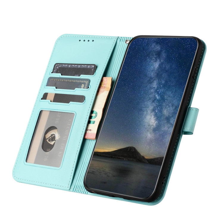 For Samsung Galaxy S22+ Datura Flower Embossed Flip Leather Phone Case(Light blue) For Samsung Galaxy S22+ Datura Flower Embossed Flip Leather Phone Case(Light blue)