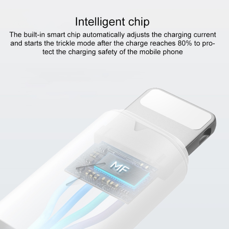 Yesido CA120L 2A USB to 8 Pin Fast Charging Data Cable, Length:1m Yesido CA120L 2A USB to 8 Pin Fast Charging Data Cable, Length:1m