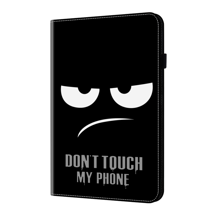For Samsung Galaxy Tab S9 Ultra Crystal Texture Painted Leather Tablet Case(Dont Touch My Phone) For Samsung Galaxy Tab S9 Ultra Crystal Texture Painted Leather Tablet Case(Dont Touch My Phone)