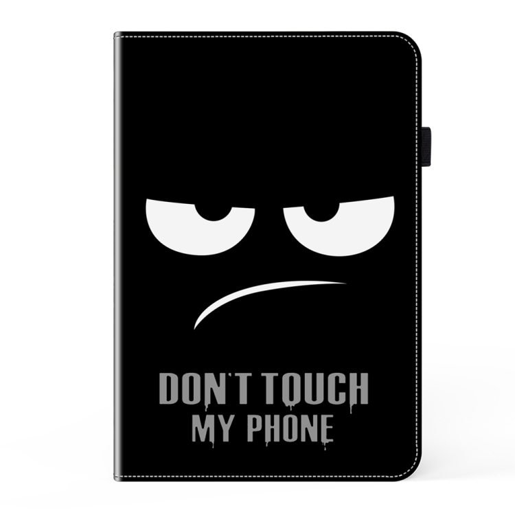 For Samsung Galaxy Tab S7+ / S8+ / S9+ Crystal Texture Painted Leather Tablet Case(Dont Touch My Phone) For Samsung Galaxy Tab S7+ / S8+ / S9+ Crystal Texture Painted Leather Tablet Case(Dont Touch My Phone)