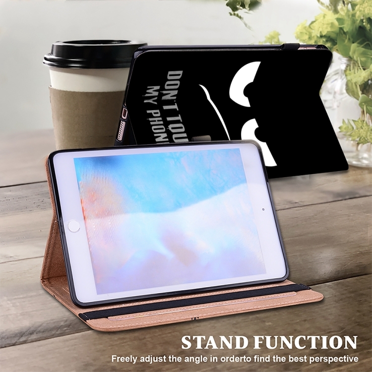 For Samsung Galaxy Tab S7+ / S8+ / S9+ Crystal Texture Painted Leather Tablet Case(Dont Touch My Phone) For Samsung Galaxy Tab S7+ / S8+ / S9+ Crystal Texture Painted Leather Tablet Case(Dont Touch My Phone)