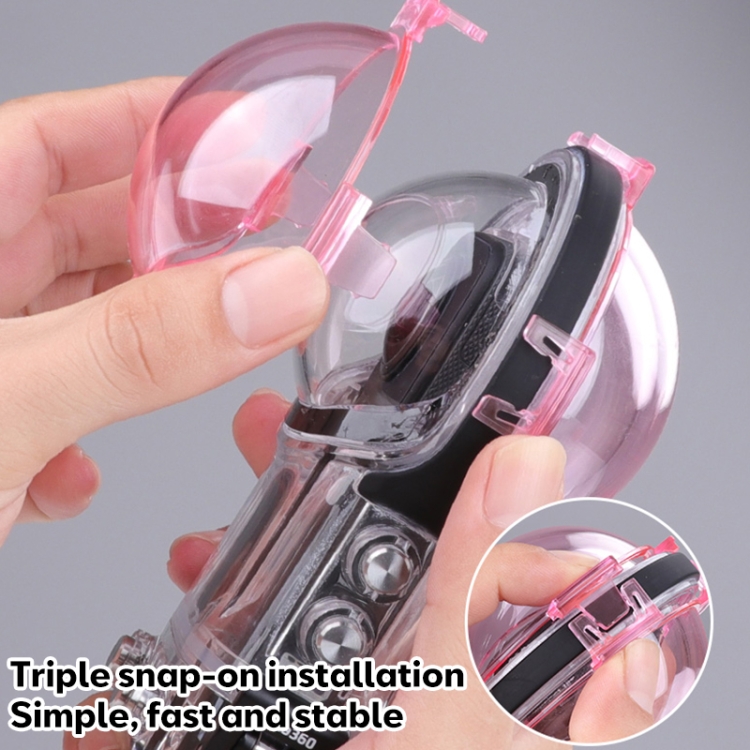 Filtre De Plongée Pour Insta360 GO Ultra - Rose, Rouge, Violet - Correction Des Couleurs Sous-marine 1-25 M