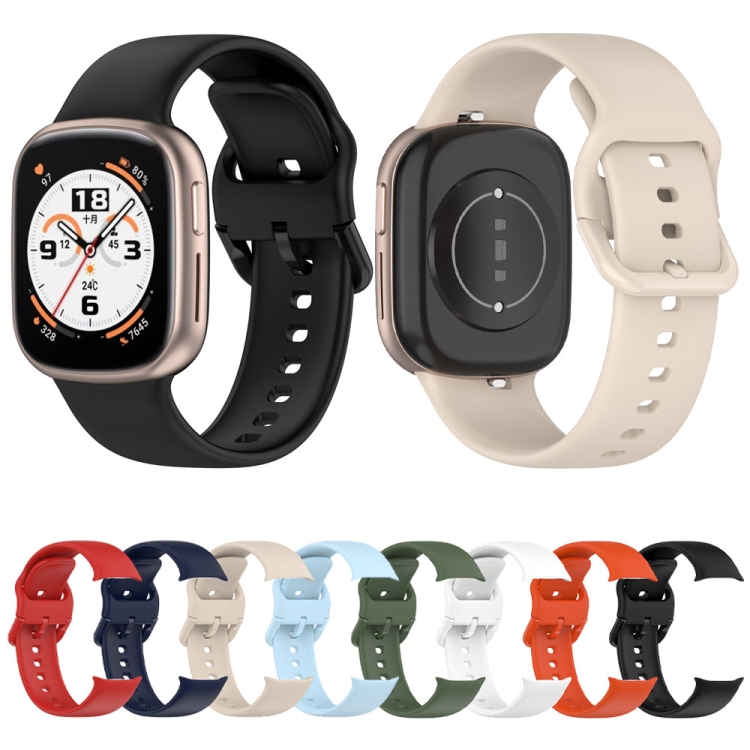 Cinturino di ricambio in silicone per Honor Watch 4 (bianco avorio
