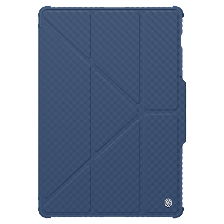 Para Samsung Galaxy Tab S9 Ultra NILLKIN Bumper Pro Camshield Funda de cuero para tableta (azul) - 1