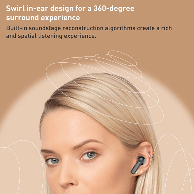 Langsdom P91 IPX6 Waterproof Noise Reduction TWS Wireless Bluetooth Earphone(Black) Langsdom P91 IPX6 Waterproof Noise Reduction TWS Wireless Bluetooth Earphone(Black)