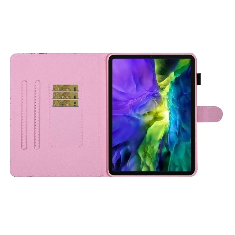 For iPad Pro 11 (2020) Colored Drawing Pattern Horizontal Flip PU Leather Tablet Case with Holder & Card Slot & Sleep / Wake-up Function(Crown Cat) For iPad Pro 11 (2020) Colored Drawing Pattern Horizontal Flip PU Leather Tablet Case with Holder & Card Slot & Sleep / Wake-up Function(Crown Cat)
