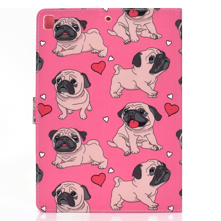 For iPad 9.7 (2017/2018) & Air 2 & Air Colored Drawing Pattern Horizontal Flip PU Leather Case with Holder & Card Slot & Sleep / Wake-up Function(Love Dog) For iPad 9.7 (2017/2018) & Air 2 & Air Colored Drawing Pattern Horizontal Flip PU Leather Case with Holder & Card Slot & Sleep / Wake-up Function(Love Dog)