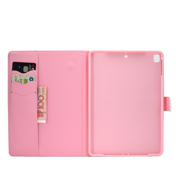 For iPad 9.7 (2017/2018) & Air 2 & Air Colored Drawing Pattern Horizontal Flip PU Leather Case with Holder & Card Slot & Sleep / Wake-up Function(Love Dog) For iPad 9.7 (2017/2018) & Air 2 & Air Colored Drawing Pattern Horizontal Flip PU Leather Case with Holder & Card Slot & Sleep / Wake-up Function(Love Dog)
