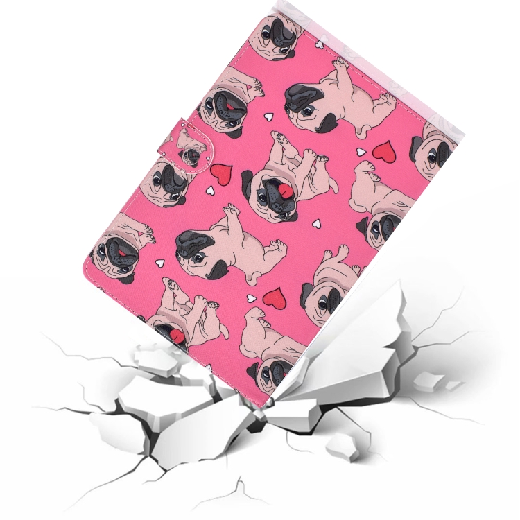 For iPad 9.7 (2017/2018) & Air 2 & Air Colored Drawing Pattern Horizontal Flip PU Leather Case with Holder & Card Slot & Sleep / Wake-up Function(Love Dog) For iPad 9.7 (2017/2018) & Air 2 & Air Colored Drawing Pattern Horizontal Flip PU Leather Case with Holder & Card Slot & Sleep / Wake-up Function(Love Dog)