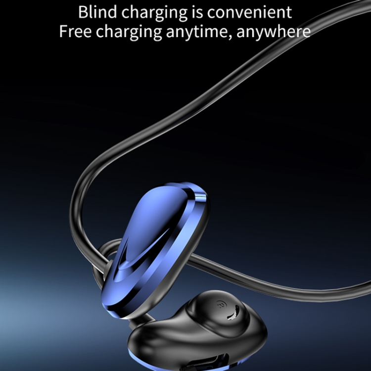 A60 Open Air Conduction Built-in Microphone Wireless Bluetooth Neckband Earphone(Purple) A60 Open Air Conduction Built-in Microphone Wireless Bluetooth Neckband Earphone(Purple)