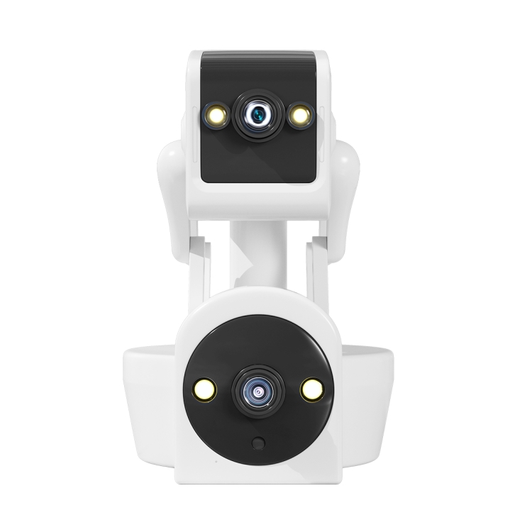ESCAM PT212 4MP デュアルレンズロボットドッグ WiFi カメラはクラウド 