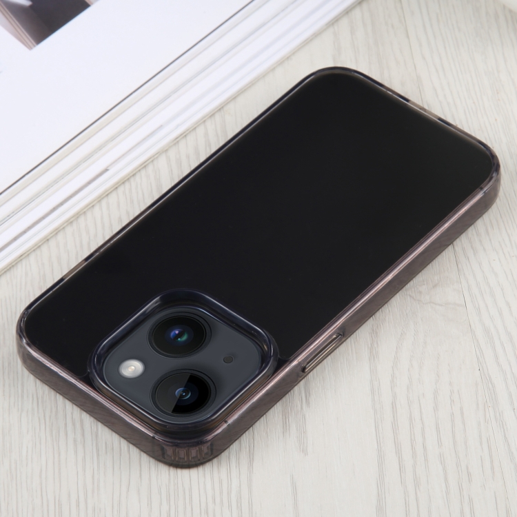 For iPhone 15 Plus GEBEI Acrylic Phone Case(Transparent Black) For iPhone 15 Plus GEBEI Acrylic Phone Case(Transparent Black)