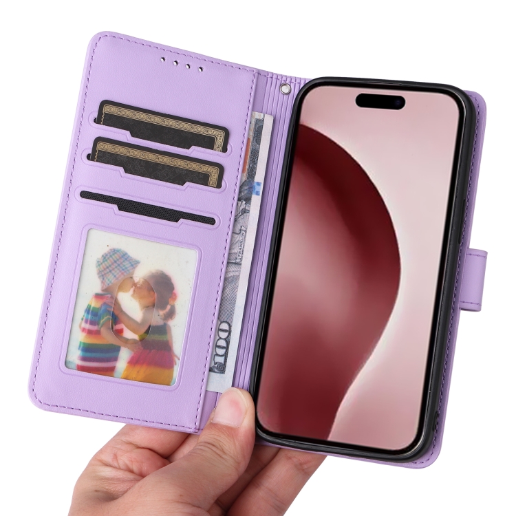 For iPhone 16 Pro Max BETOPNICE BN-005 2 in 1 Detachable Imitate Genuine Leather Phone Case(Light Purple) For iPhone 16 Pro Max BETOPNICE BN-005 2 in 1 Detachable Imitate Genuine Leather Phone Case(Light Purple)