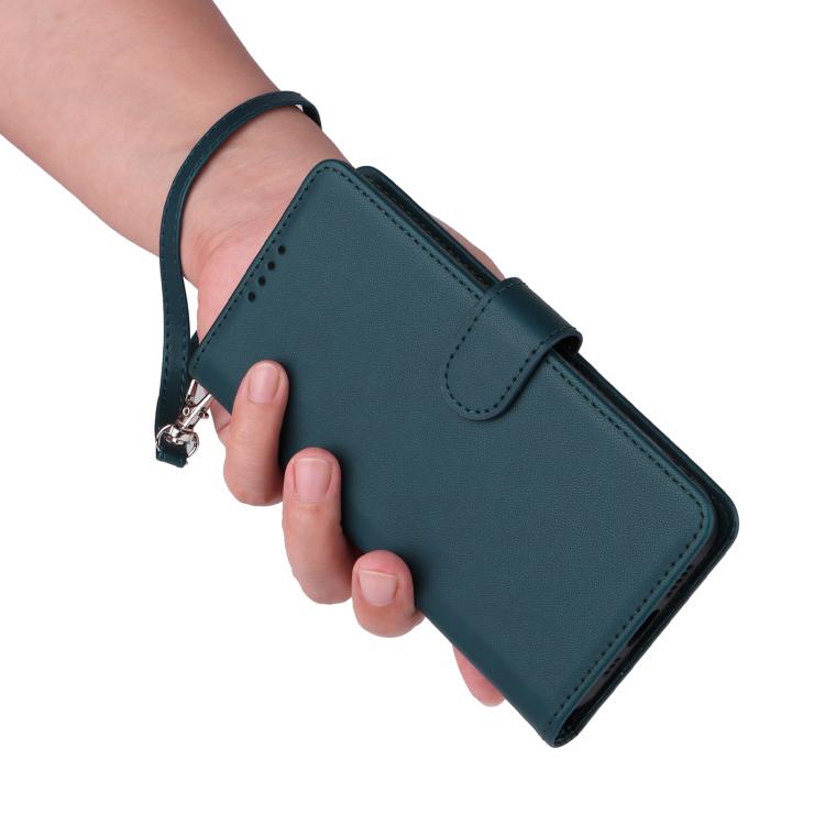 For iPhone 16e BETOPNICE BN-005 2 in 1 Detachable Imitate Genuine Leather Phone Case(Blue)