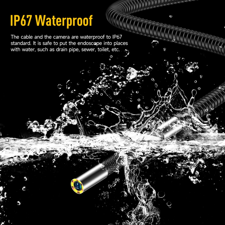 Endoscopio giratorio Ulefone uSmart E03 IP67 resistente al agua para Armor 24/21/19/18T / Armor Pad (negro) - 7