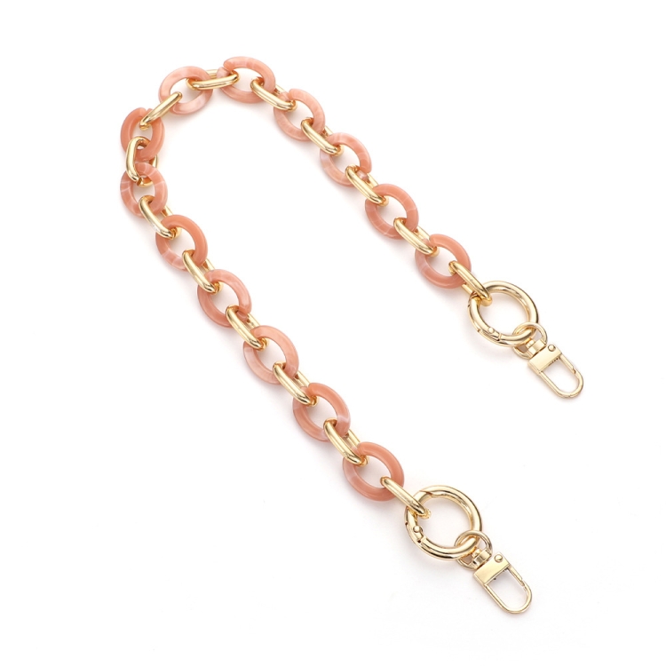 L204 Acrylic Handmade Chain Phone Lanyard with Gasket, Model:L204-FS-40cm