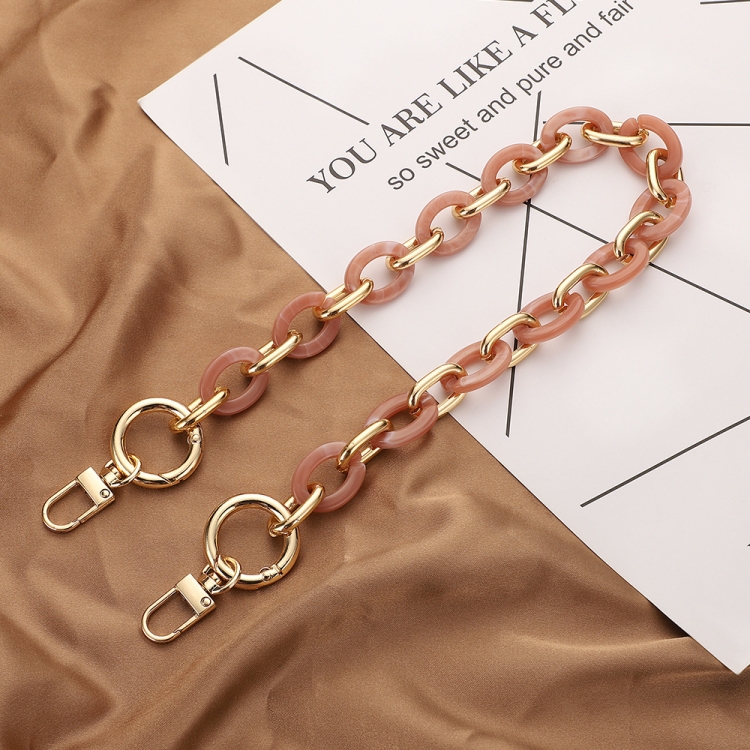 L204 Acrylic Handmade Chain Phone Lanyard with Gasket, Model:L204-FS-40cm