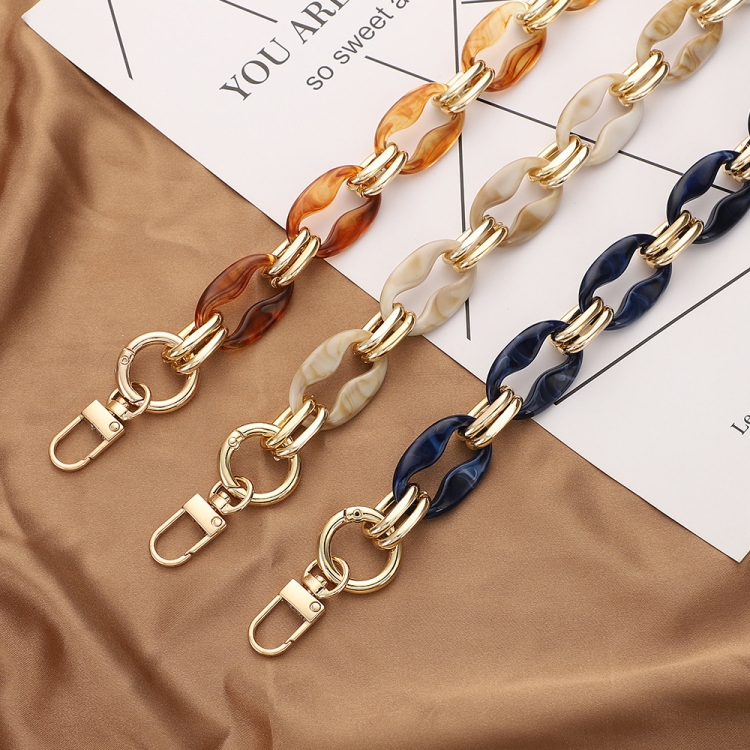 L203 Acrylic Resin Chain Phone Lanyard With Gasket, Model:L203-JS-40cm