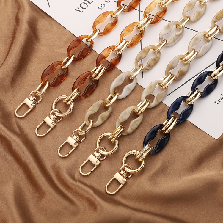 L203 Acrylic Resin Chain Phone Lanyard With Gasket, Model:L203-JS-40cm