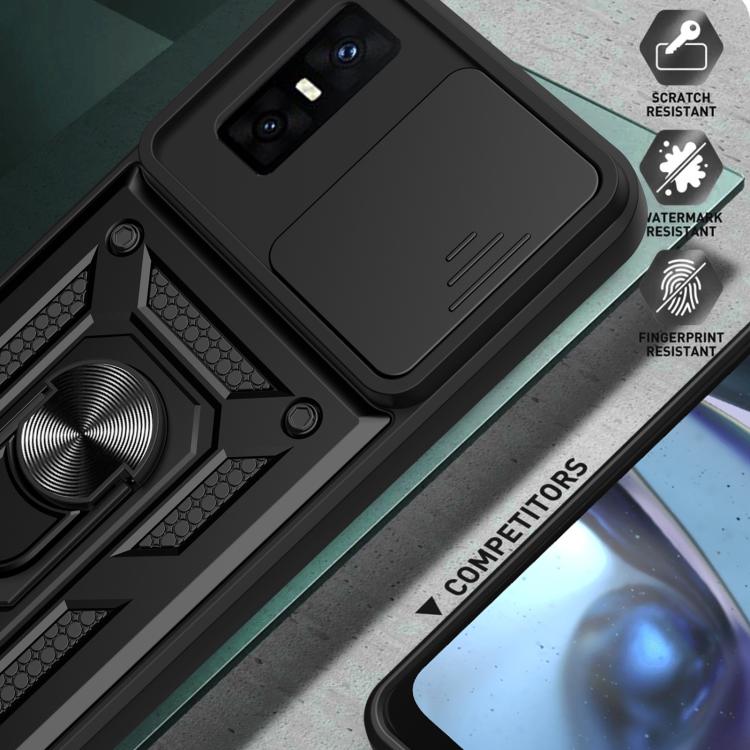 For Infinix GT 30 Pro Sliding Camera Cover Design TPU+PC Phone