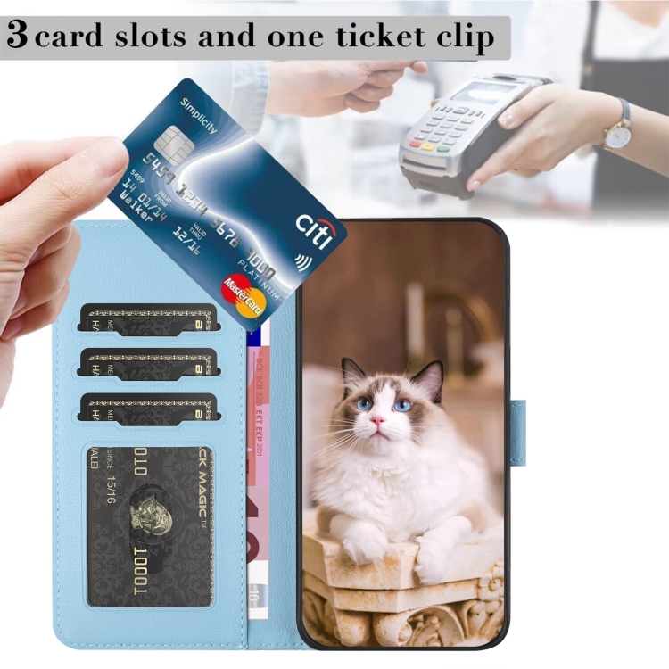 For Samsung Galaxy S22 5G Cartoon Cats Leather Phone Case(Blue) For Samsung Galaxy S22 5G Cartoon Cats Leather Phone Case(Blue)