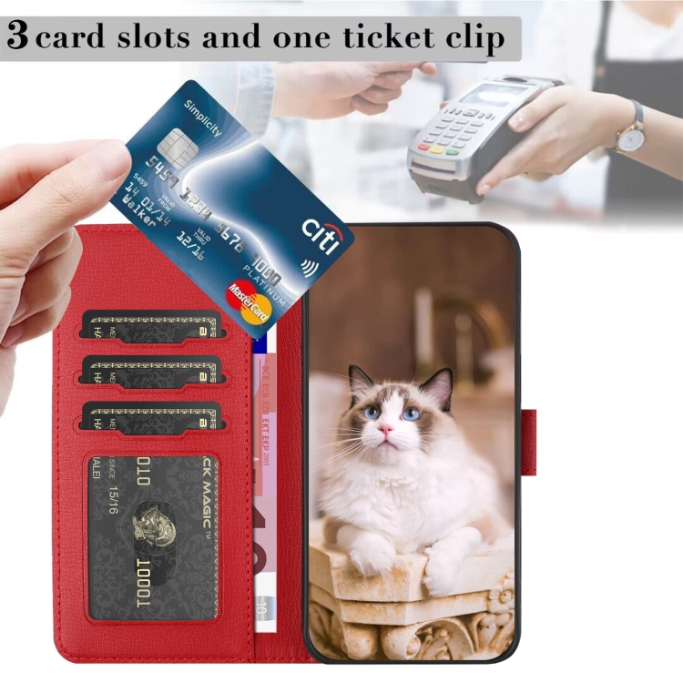 For Samsung Galaxy S23+ 5G Cartoon Cats Leather Phone Case(Red) For Samsung Galaxy S23+ 5G Cartoon Cats Leather Phone Case(Red)