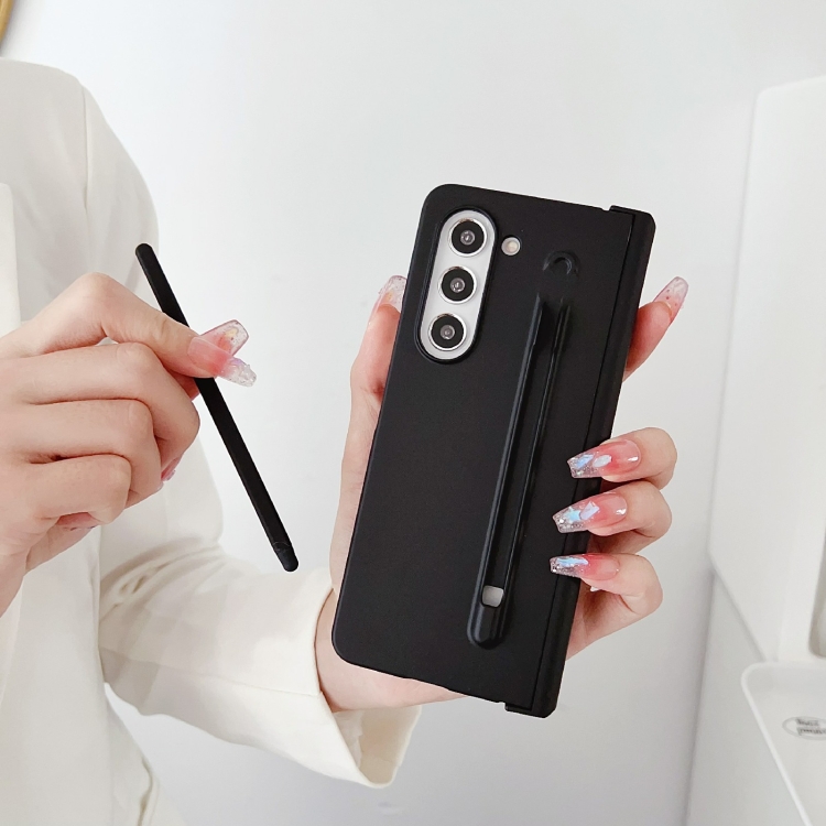 For Samsung Galaxy Fold5 3 in 1 Integrated PC Phone Case with Stylus(Klein Blue) For Samsung Galaxy Fold5 3 in 1 Integrated PC Phone Case with Stylus(Klein Blue)