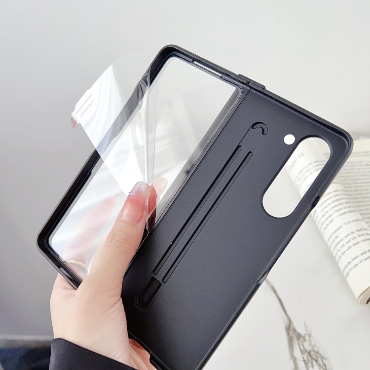 For Samsung Galaxy Fold5 3 in 1 Integrated PC Phone Case with Stylus(Klein Blue) For Samsung Galaxy Fold5 3 in 1 Integrated PC Phone Case with Stylus(Klein Blue)