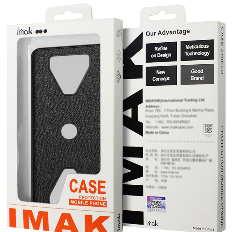 For iPhone 15 Pro IMAK LX-5 Series Shockproof PC + PU + TPU Protective Phone Case(Cross Texture) For iPhone 15 Pro IMAK LX-5 Series Shockproof PC + PU + TPU Protective Phone Case(Cross Texture)