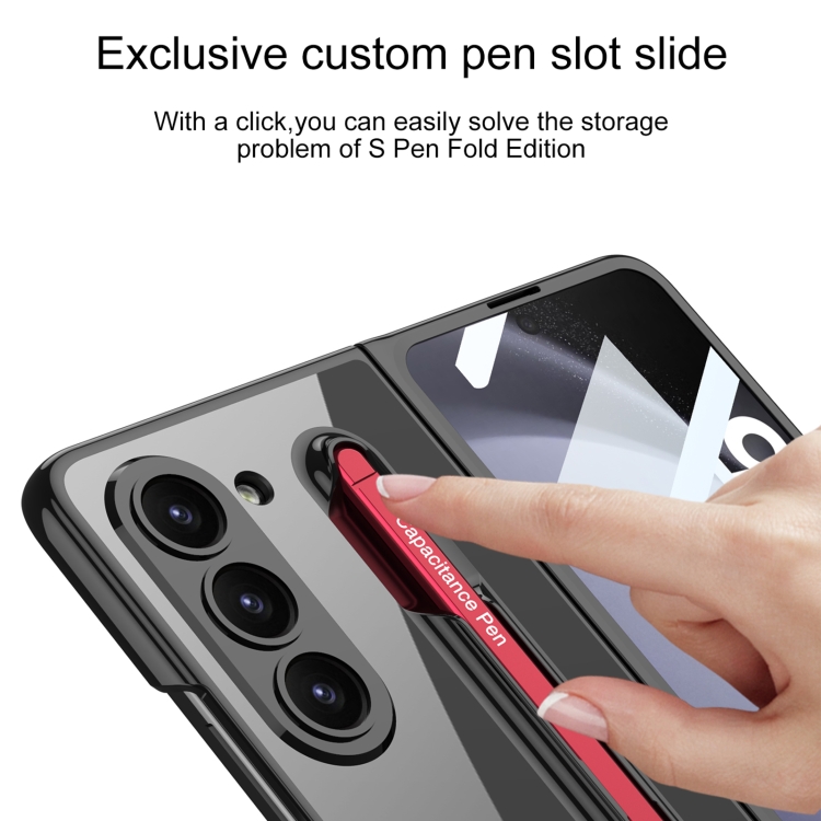 For Samsung Galaxy Z Fold5 5G GKK Integrated PC Phone Case with Pen Slot, No Include Pen(Blue) For Samsung Galaxy Z Fold5 5G GKK Integrated PC Phone Case with Pen Slot, No Include Pen(Blue)