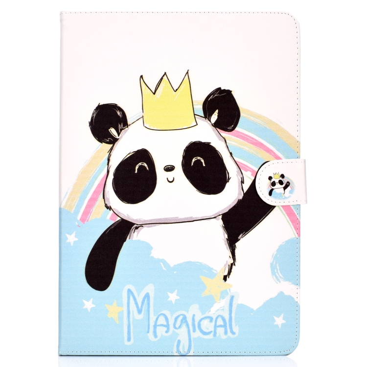 For iPad mini1 / 2 / 3 / 4 Colored Drawing Pattern Horizontal Flip PU Leather Case with Holder & Card Slot & Sleep / Wake-up Function(Crown Panda) For iPad mini1 / 2 / 3 / 4 Colored Drawing Pattern Horizontal Flip PU Leather Case with Holder & Card Slot & Sleep / Wake-up Function(Crown Panda)