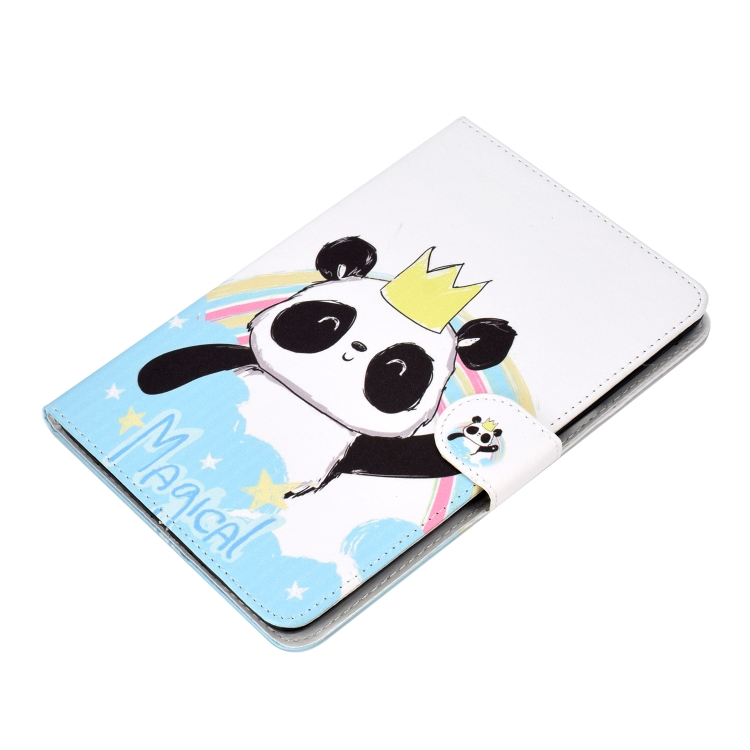 For iPad mini1 / 2 / 3 / 4 Colored Drawing Pattern Horizontal Flip PU Leather Case with Holder & Card Slot & Sleep / Wake-up Function(Crown Panda) For iPad mini1 / 2 / 3 / 4 Colored Drawing Pattern Horizontal Flip PU Leather Case with Holder & Card Slot & Sleep / Wake-up Function(Crown Panda)