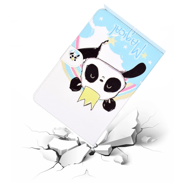 For iPad mini1 / 2 / 3 / 4 Colored Drawing Pattern Horizontal Flip PU Leather Case with Holder & Card Slot & Sleep / Wake-up Function(Crown Panda) For iPad mini1 / 2 / 3 / 4 Colored Drawing Pattern Horizontal Flip PU Leather Case with Holder & Card Slot & Sleep / Wake-up Function(Crown Panda)