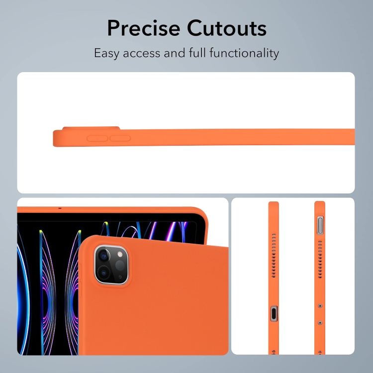 For iPad Pro 12.9 2018/2020/2021/2022 Oil Spray Skin-friendly TPU Tablet Case(Orange) For iPad Pro 12.9 2018/2020/2021/2022 Oil Spray Skin-friendly TPU Tablet Case(Orange)
