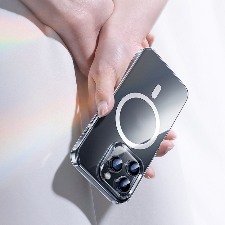 For iPhone 15 Pro Benks MagSafe Magnetic PC Phone Case(Transparent) For iPhone 15 Pro Benks MagSafe Magnetic PC Phone Case(Transparent)