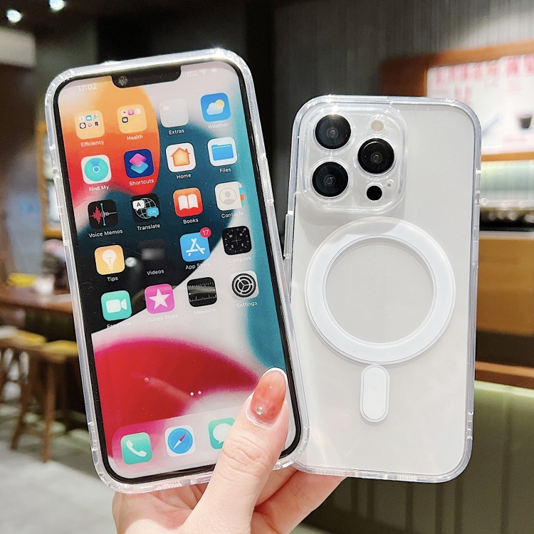 For iPhone 11 Acrylic MagSafe Magnetic Lens Film Protection Phone Case(Transparent) For iPhone 11 Acrylic MagSafe Magnetic Lens Film Protection Phone Case(Transparent)