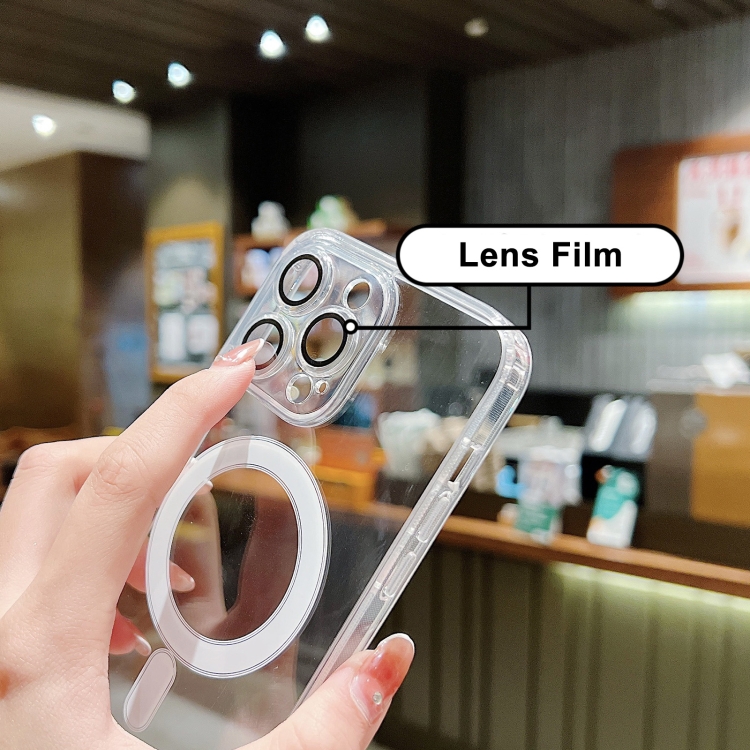For iPhone 11 Acrylic MagSafe Magnetic Lens Film Protection Phone Case(Transparent) For iPhone 11 Acrylic MagSafe Magnetic Lens Film Protection Phone Case(Transparent)