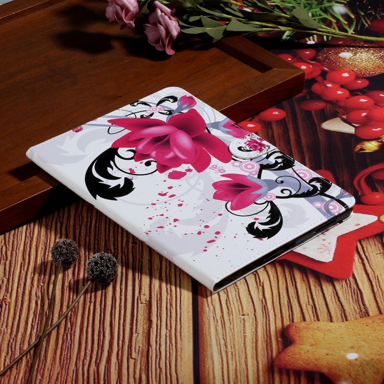 For iPad Pro 11 (2020) Colored Drawing Pattern Horizontal Flip PU Leather Tablet Case with Holder & Card Slot & Sleep / Wake-up Function(Flowers) For iPad Pro 11 (2020) Colored Drawing Pattern Horizontal Flip PU Leather Tablet Case with Holder & Card Slot & Sleep / Wake-up Function(Flowers)