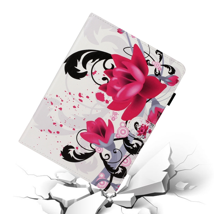 For iPad Pro 11 (2020) Colored Drawing Pattern Horizontal Flip PU Leather Tablet Case with Holder & Card Slot & Sleep / Wake-up Function(Flowers) For iPad Pro 11 (2020) Colored Drawing Pattern Horizontal Flip PU Leather Tablet Case with Holder & Card Slot & Sleep / Wake-up Function(Flowers)