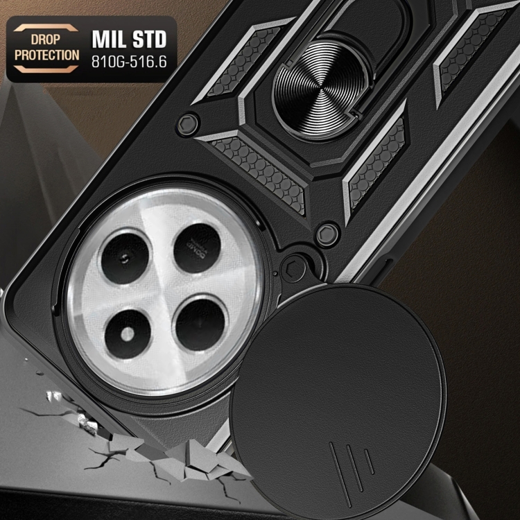 SEAHAI Clear Case For Xiaomi Redmi 14C/Xiaomi Poco C75 With Built-in - View #3