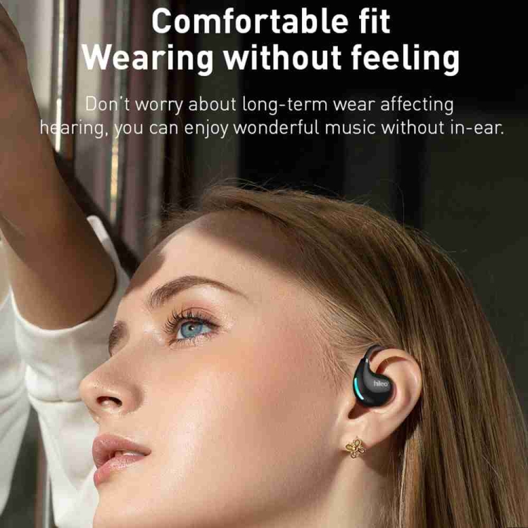Hileo Hi73 Wireless Bluetooth Hanging Neck IPX4 Sports Earphone(White)