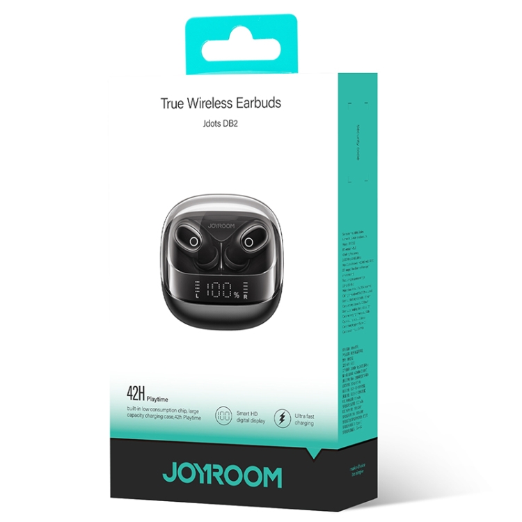 Joyroom DB1 TWS Écouteurs D'écouteurs Dans Les Écouteurs Bluetooth Dans un  Mini Casque Sans Fil Avec Boîtier de Chargement - Noir
